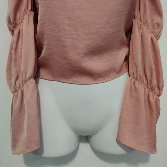 BCBGeneration - Pink Rose Balloon Blouse - Picture 6 of 14